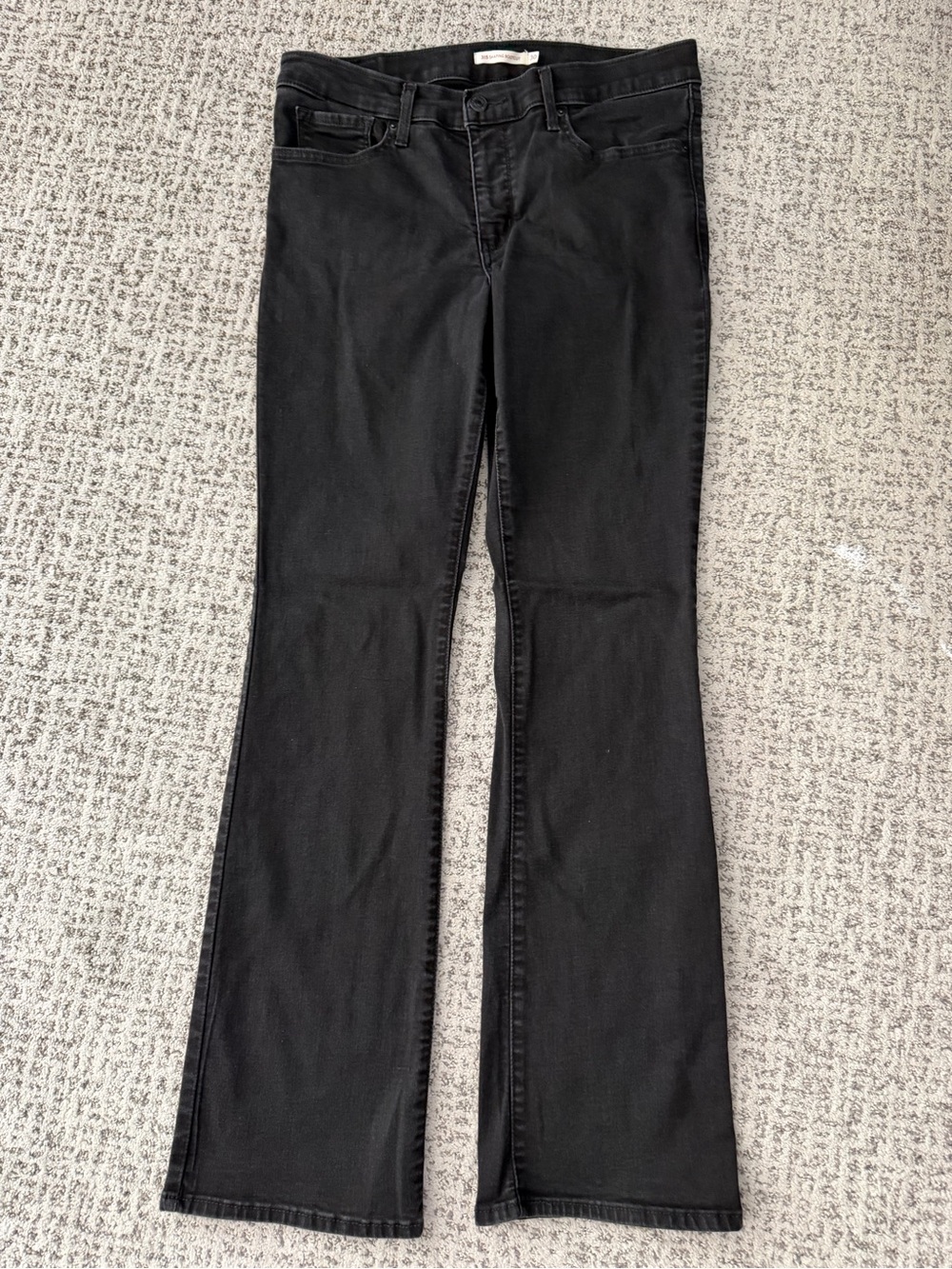 Levi's Black Flared Bootcut Jeans 315